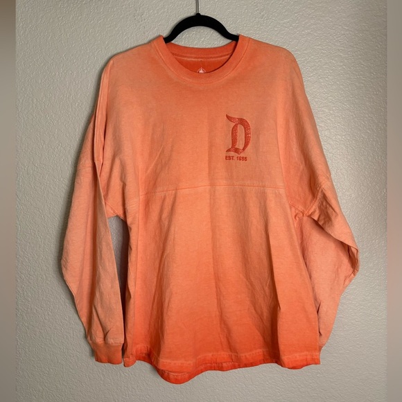 Disneyland Resort Ariel’s Grotto Coral Ombré Glitter Spirit Jersey Medium - Picture 12 of 13